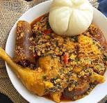 Iyan and Egusi Soup